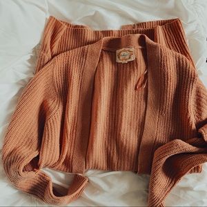 *SOLD* PINK KNIT CARDIGAN